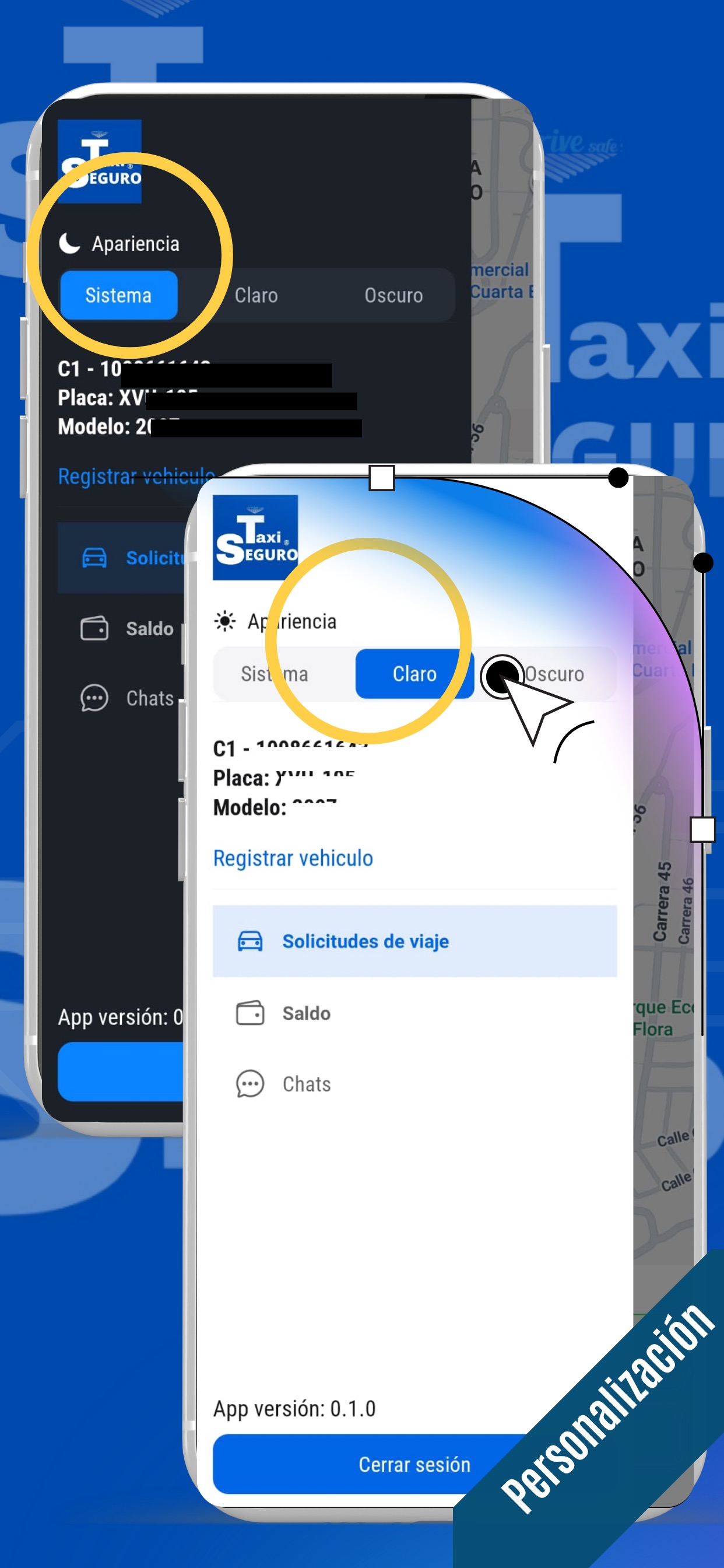 Screenshot 3 of Taxi Seguro App Conductor