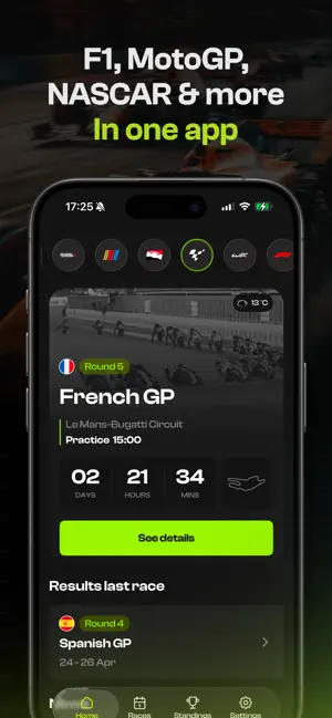 Raceboard — Motorsport Tracker screenshot 1