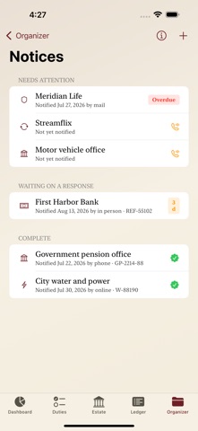 ExecutorKit: Probate Organizer Screenshot 6 of 7
