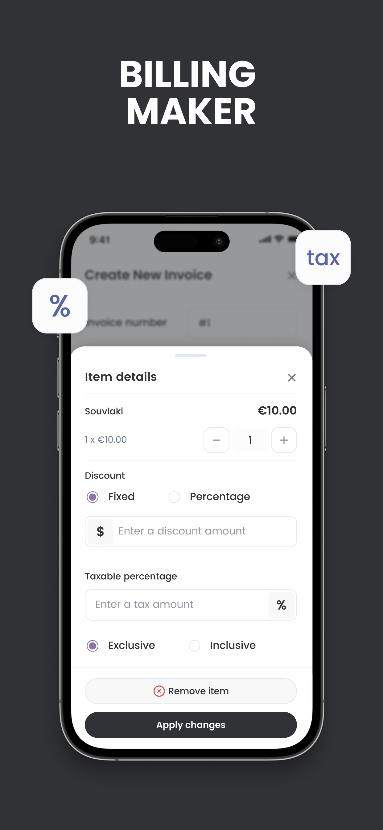 Invoice ASAP: Estimate Maker