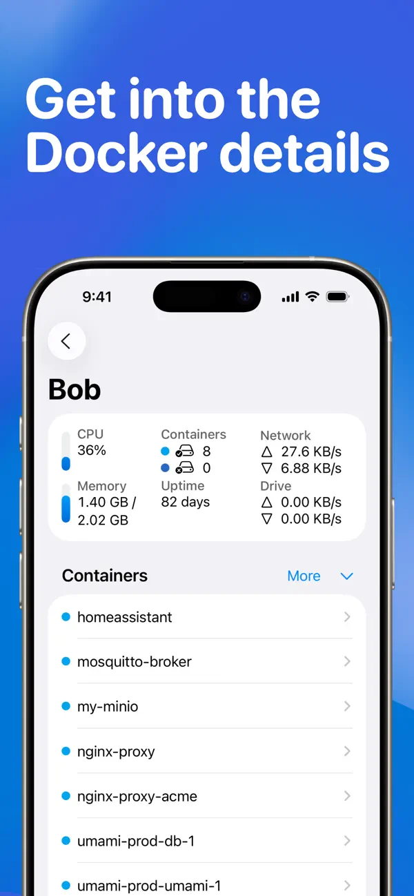 #3. Docker Manager GUI - WhaleDeck (iOS) Oleh: Florian Seida