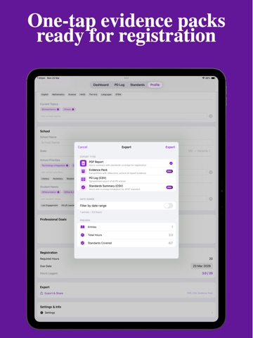 Easy PD iPad screenshot
