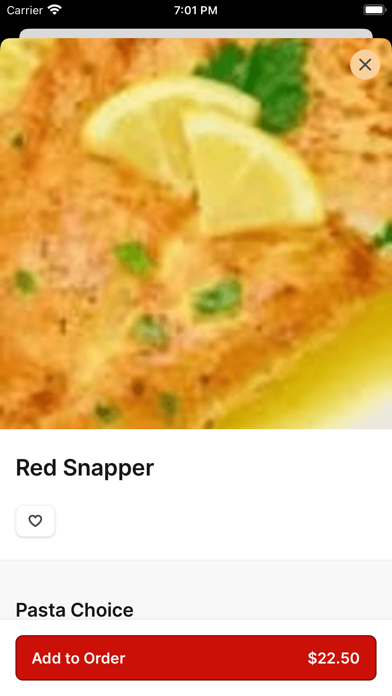 Sammy's Italian App iPhone screenshot 4 - Food & Drink app