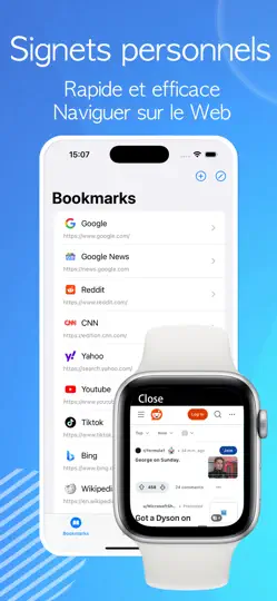Capture d'écran de WristWeb - Watch Browser sur iPhone 2
