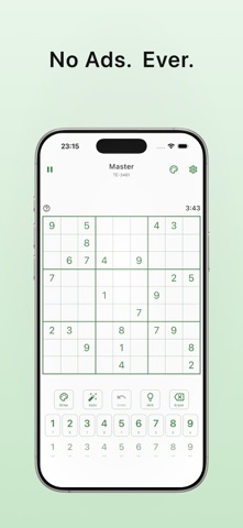 Sudoku Clean - No Ads Screenshot 1 of 6