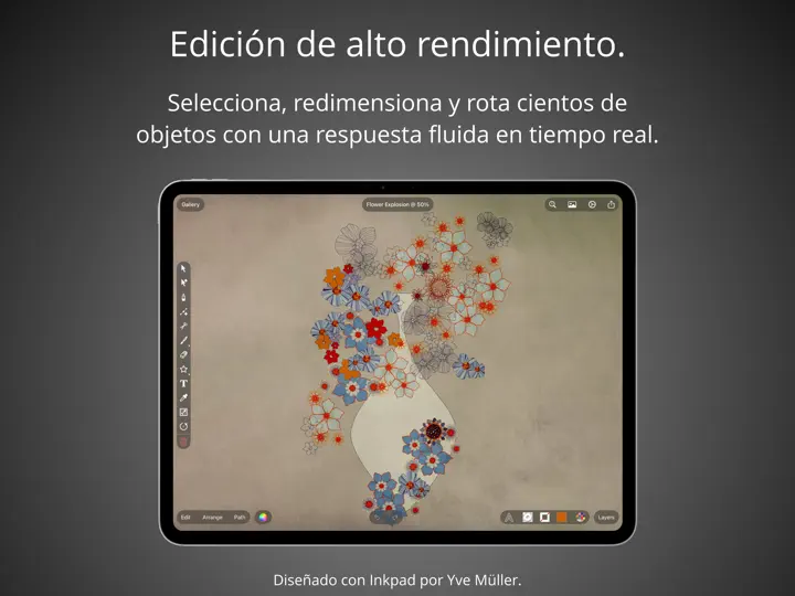 Captura de pantalla de Inkpad en iPhone 4