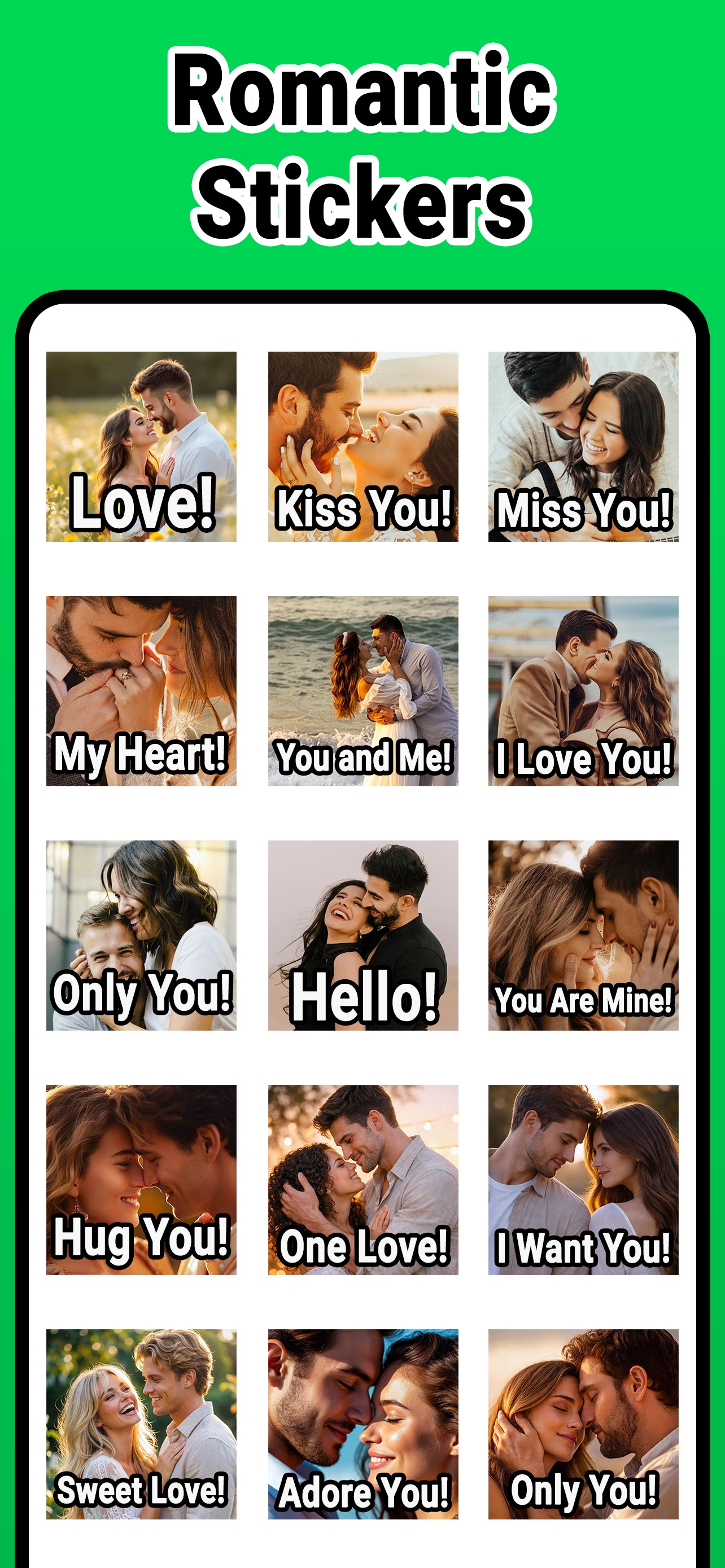 Screenshot 2 of Love Stickers WASticker
