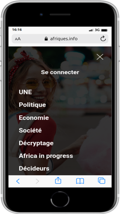 Afriques info Screenshot