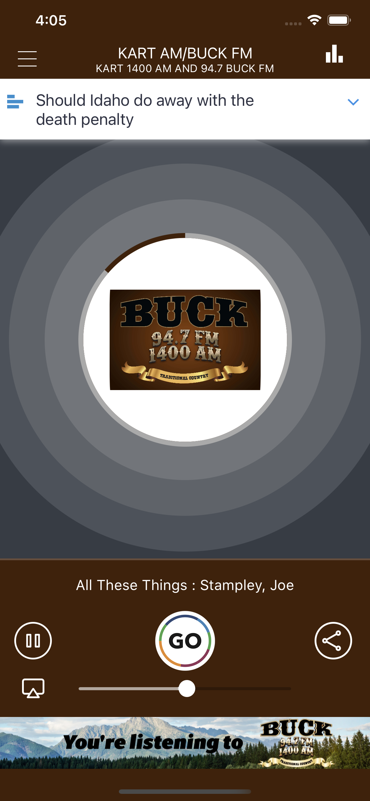 94.7 BUCK FM