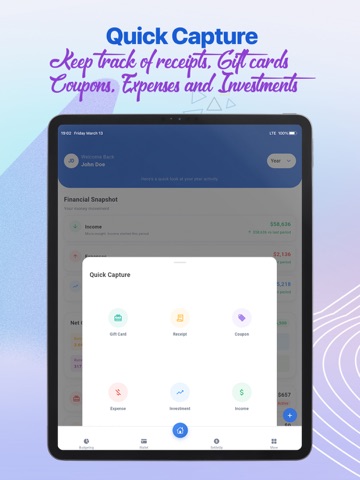 Grecify: Expense Tracker iPad screenshot