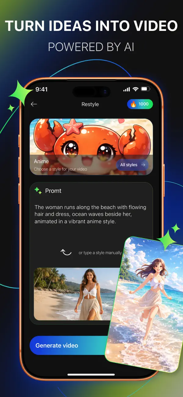 Screenshot #3 pour Hicut AI - AI Video Generator