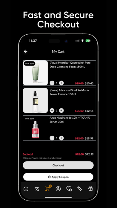 Luxiface iPhone screenshot 6 - Shopping app
