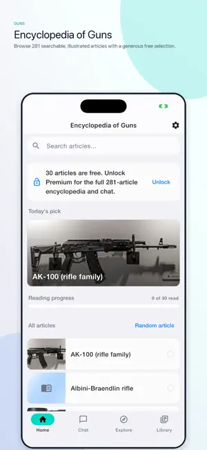 Encyclopedia of Guns screenshot 1