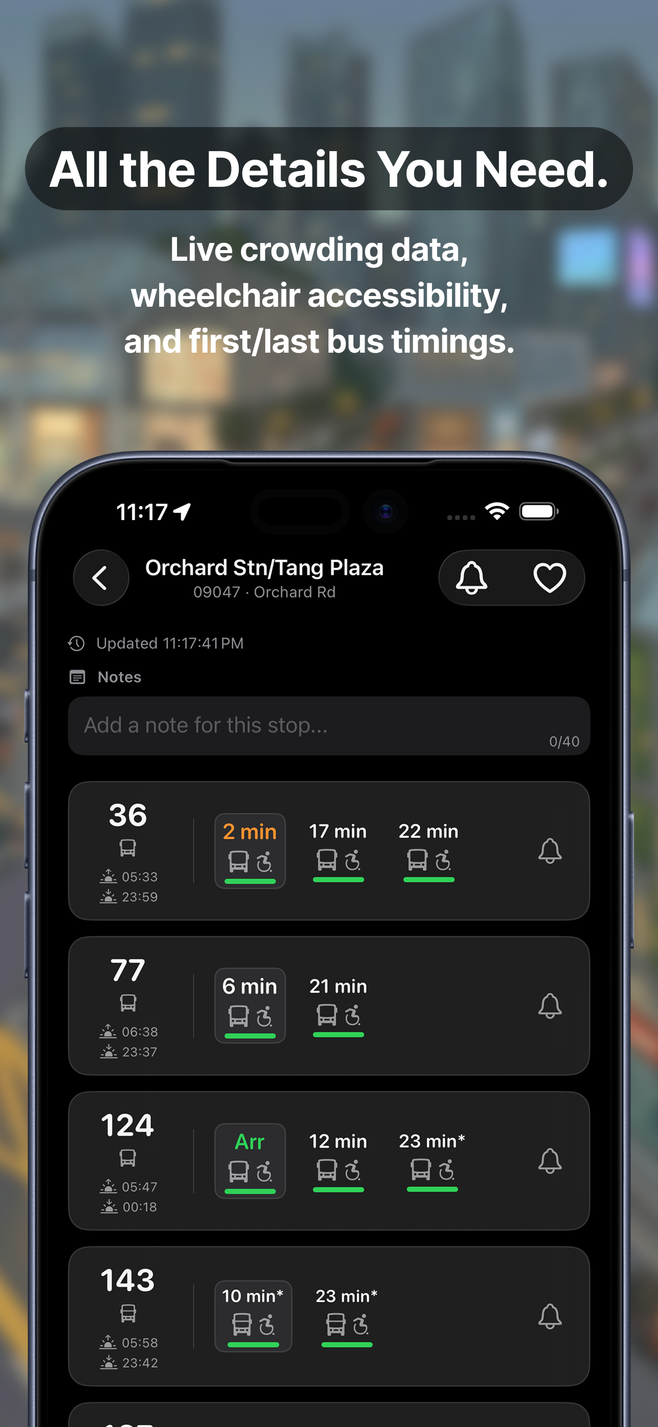 Busin - SG Bus Arrivals screenshot 5