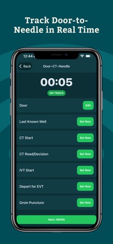 StrokeTimer - NIHSS & DTN iPhone screenshot
