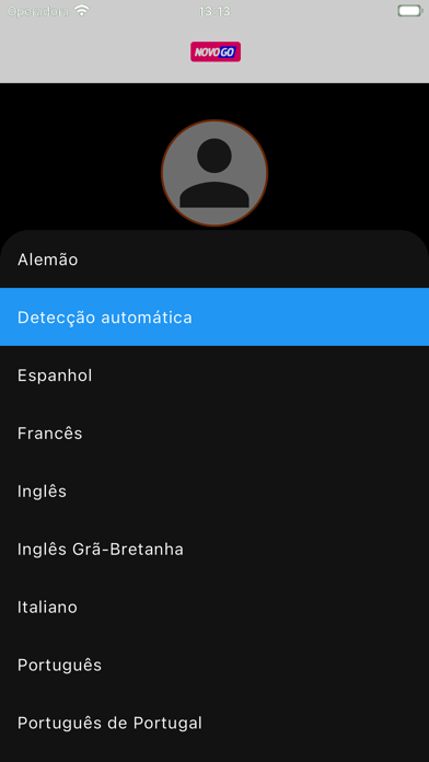 Novo Go app screenshot