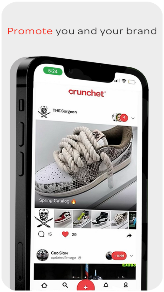 #1. Crunchet (iOS) Podle: Curation Media, Inc.