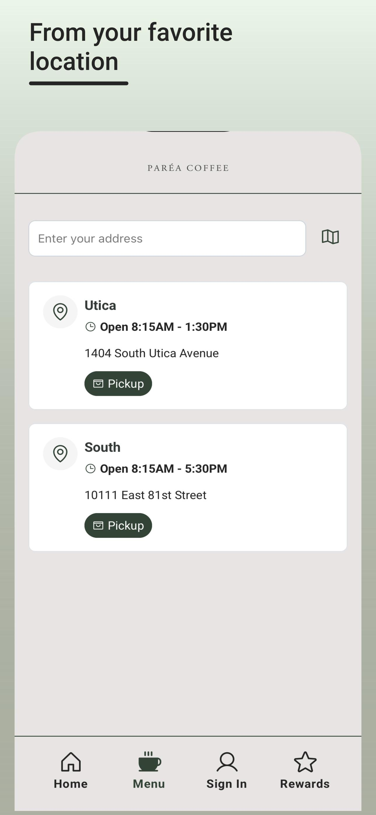 Parea Coffee screenshot 4