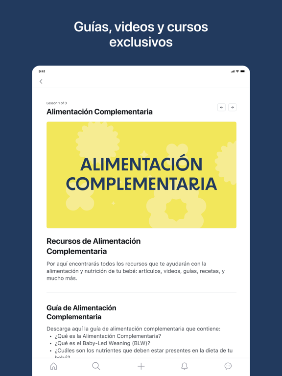 SomosEsasMamás iPad screenshot 3 - Social Networking app