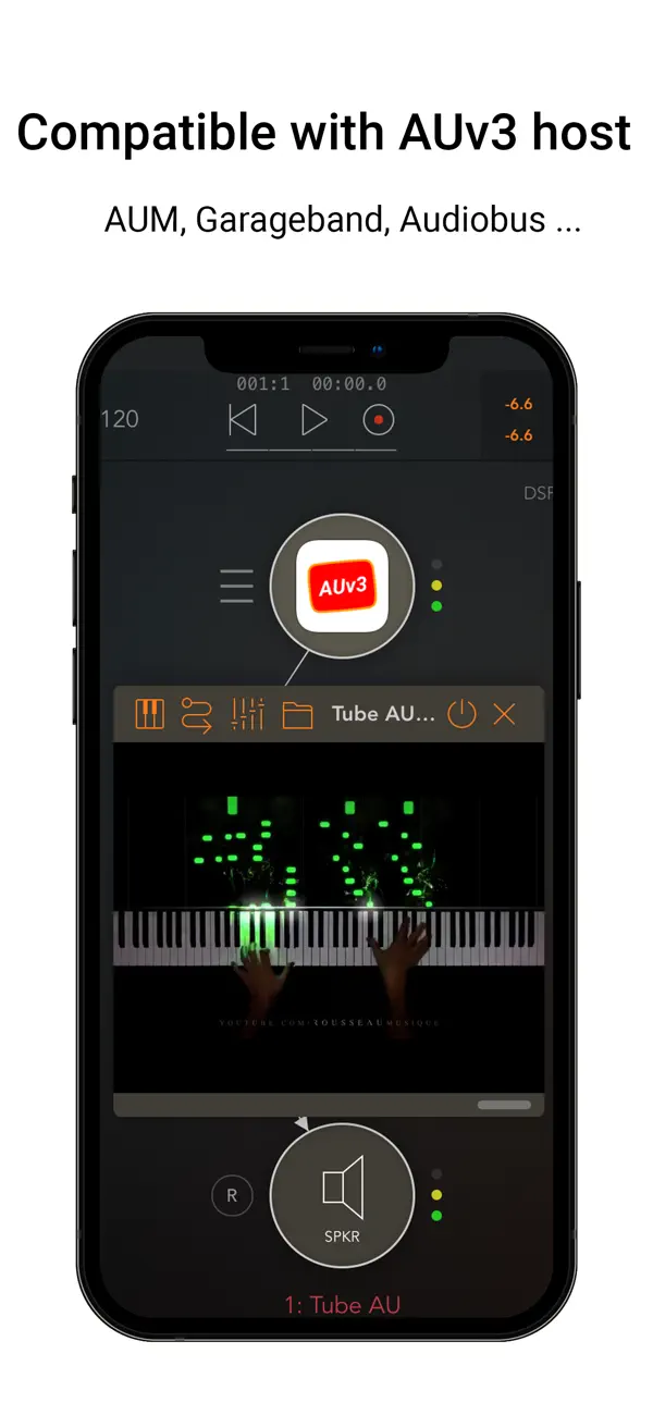 #4. Tube AU: Audio Unit Player (iOS) 由: Duc Anh Nguyen