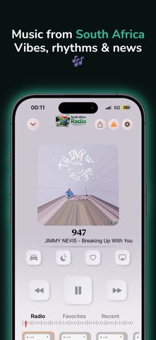 South Africa Radio FM Live iPhone screenshot