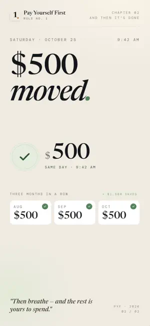 Pay Yourself First: Save Money screenshot 2