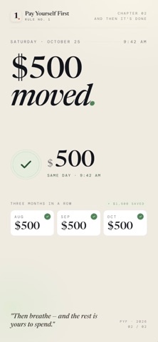 Pay Yourself First: Save Money screenshot