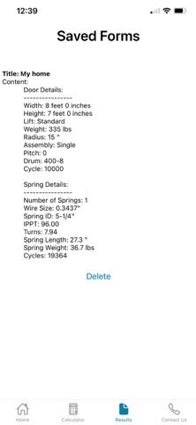 Napoleon/Lynx Spring Calc Screenshot 4 of 4