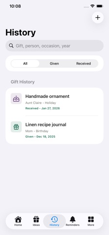 Giftfolio: Gift Planner Screenshot 4 of 6