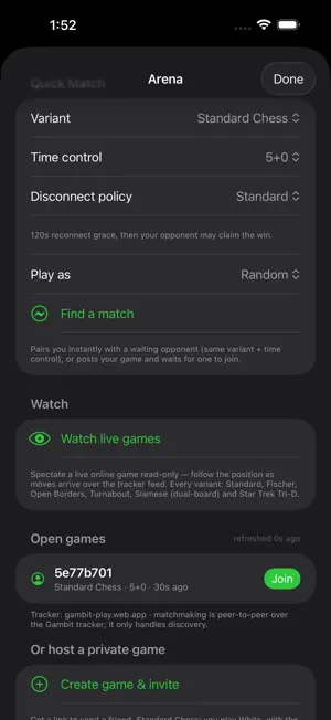 Gambit - Chess screenshot 4