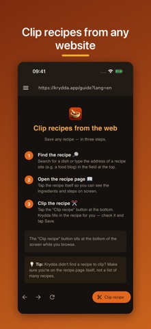 Krydda: Recipes & Meal Planner Screenshot 2 of 10