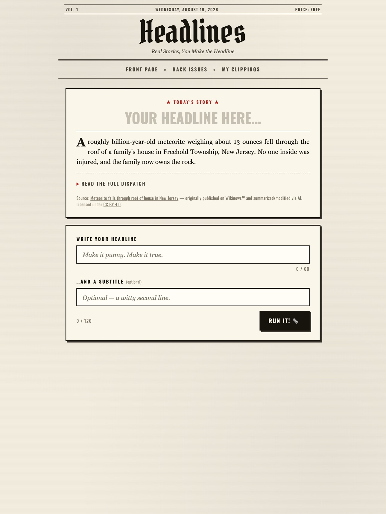 Screenshot 6 of Headlines The Game