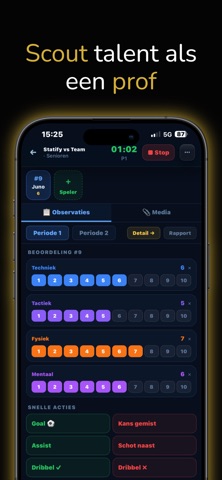 Statify - Voetbal & Scouting screenshot