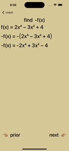 Even and Odd Polynomials screenshot #3 for iPhone