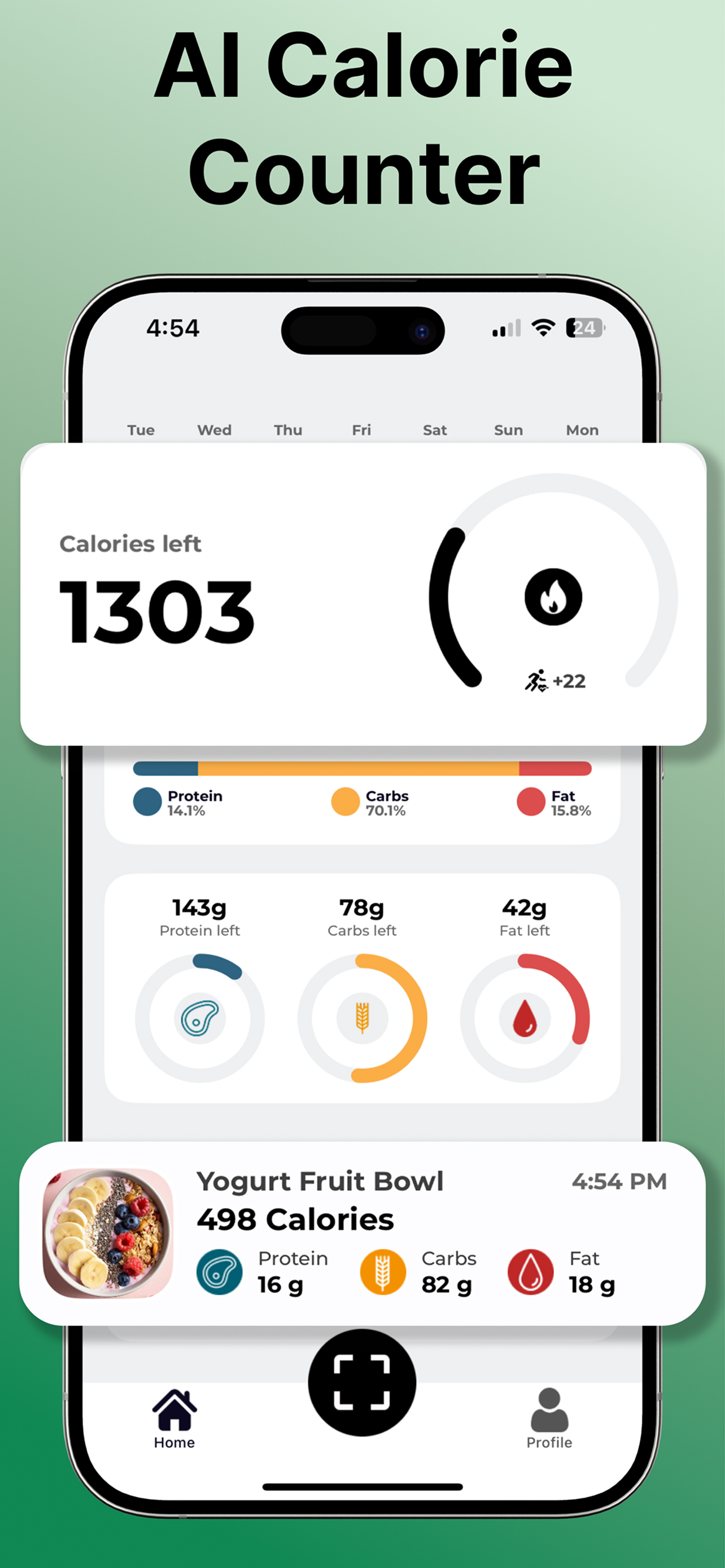 AI Macro Tracker: Calfy screenshot 3