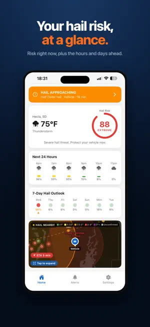 HailScout: Hail Alerts screenshot 1