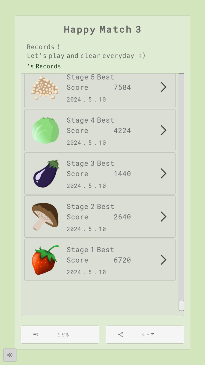 HAPPY MATCH 3 パズル GRG