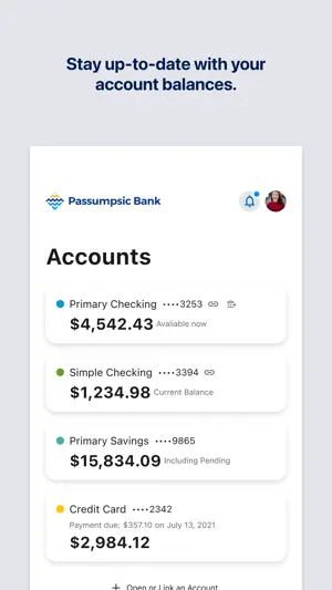 Passumpsic Bank screenshot 2