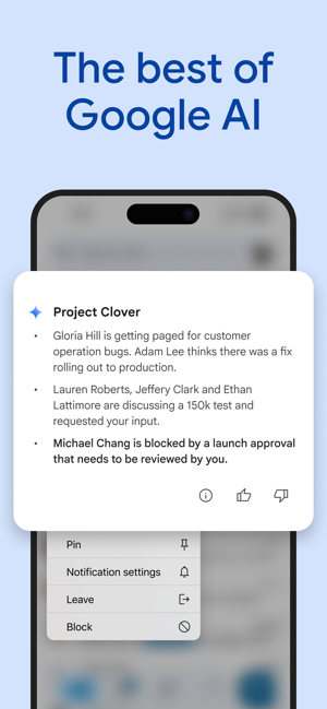 ‎Google Chat Screenshot