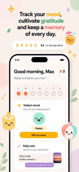 Mood Tracker & Journal: Joyli screenshot 1
