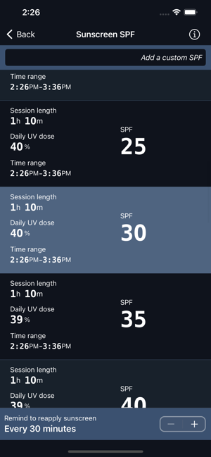 ‎Sola: Sun UV & Vitamin D Timer Screenshot