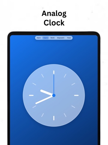 Clock ۬ iPad screenshot