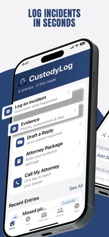 CustodyLog screenshot