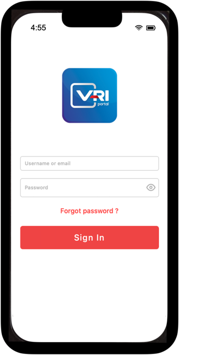 VRI Portal Screenshot