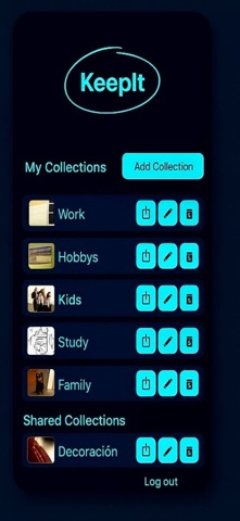 KeepIt Links screenshot