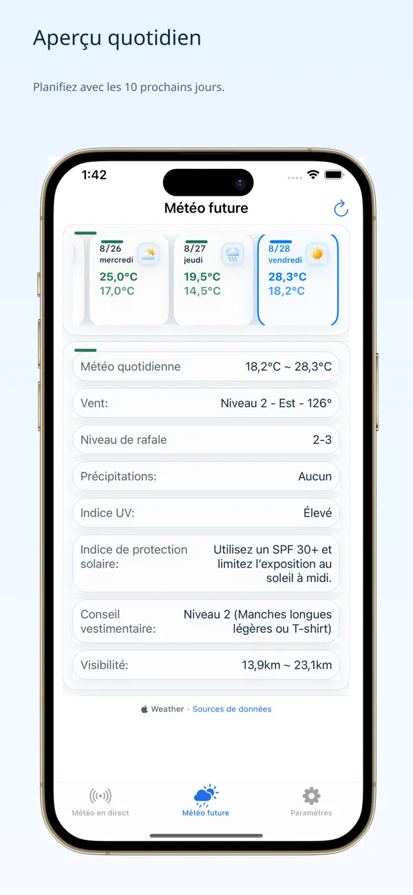 Screenshot #3 pour Weather Trace