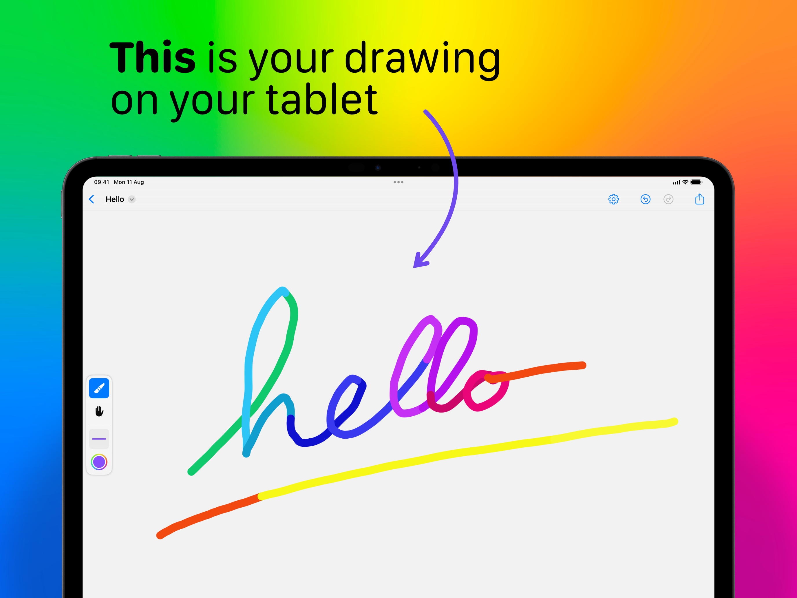 Infinite Canvas: Vector Sketch
