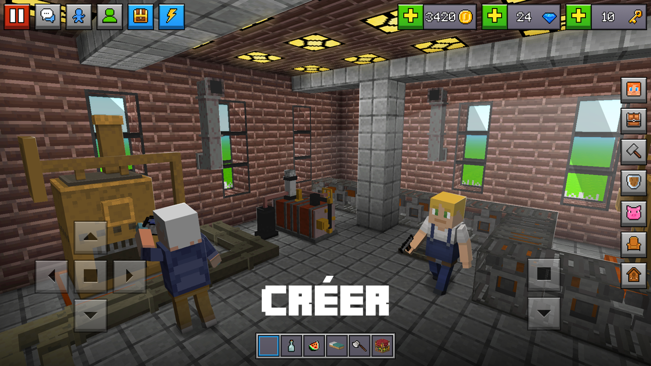Block World 3D: Craft & Build Hack screenshot 1 - iOS game interface