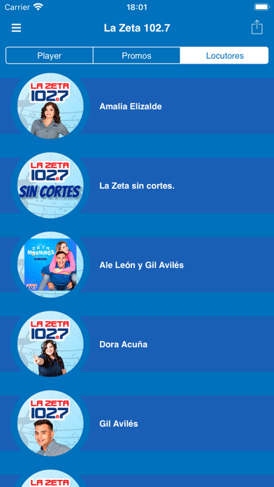 La Zeta 102.7 Screenshot