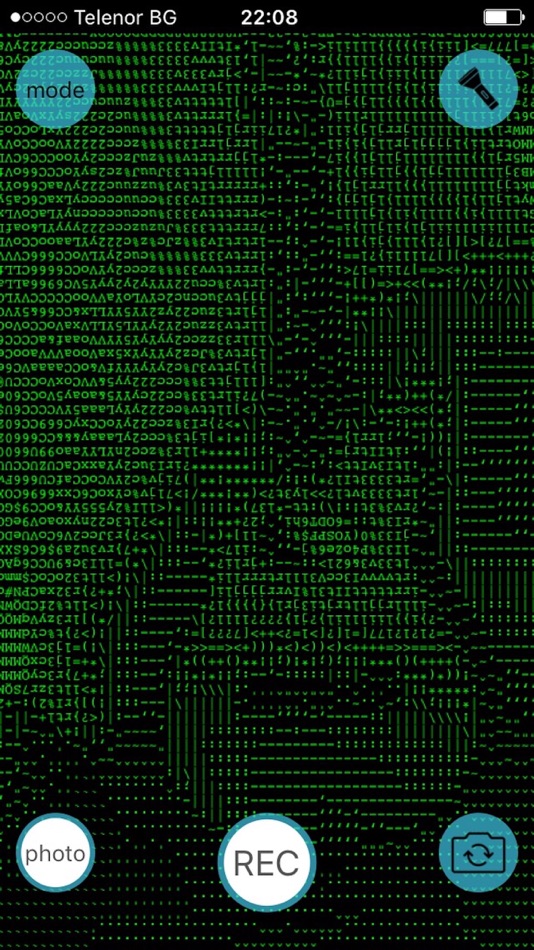 #1. ASCII Camera Art filters (iOS) By: SCANGINE